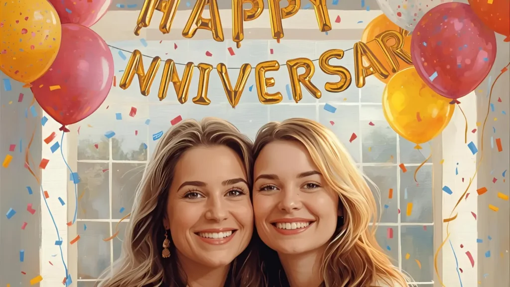 Happy Anniversary Captions for Sister