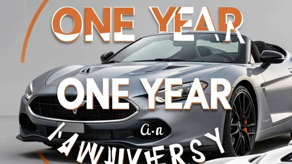 Captions for One Year Car Anniversary