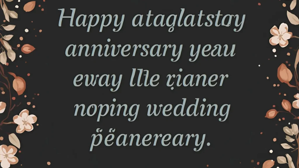 Wedding Anniversary Wishes Captions