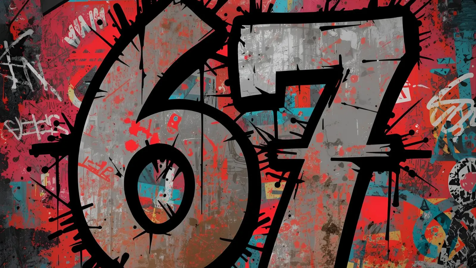 what does 67 mean in slang