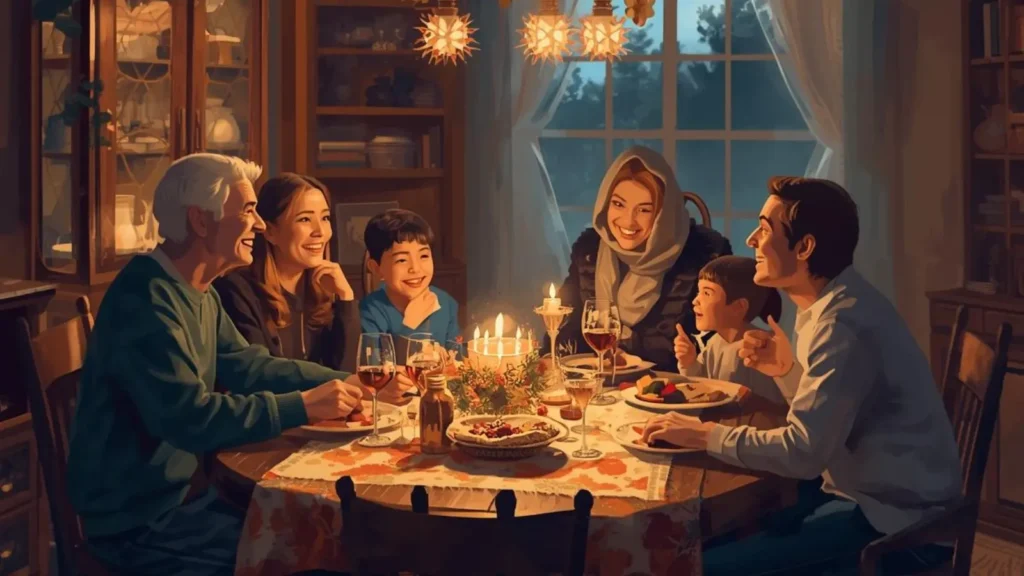 New Year captions for family