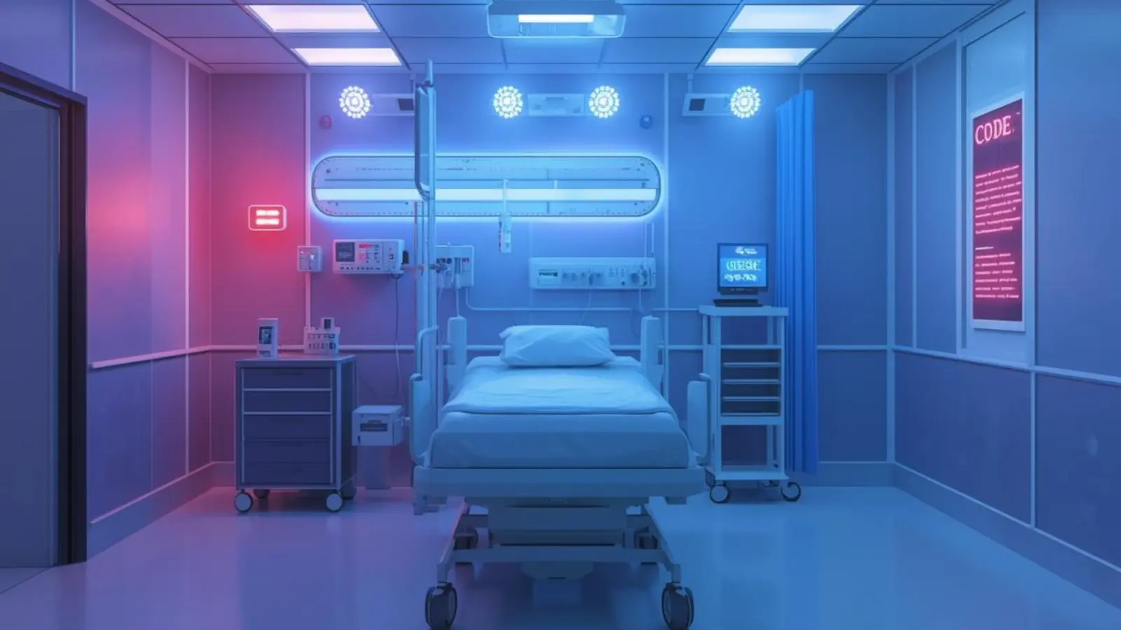what does code blue mean in a hospital