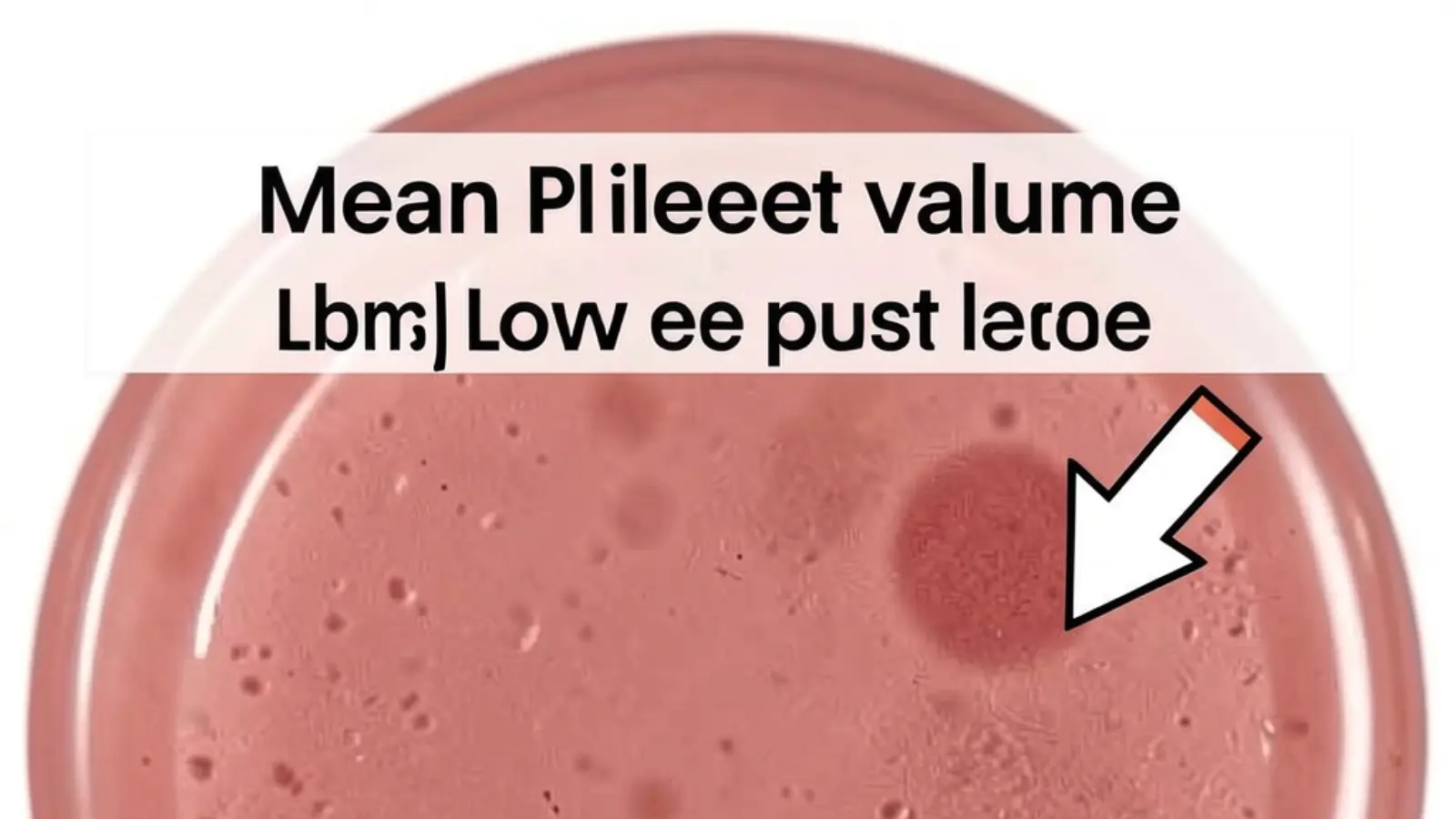 mean platelet volume low