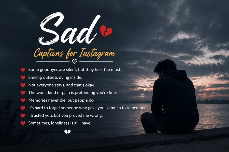 Sad Captions For Instagram