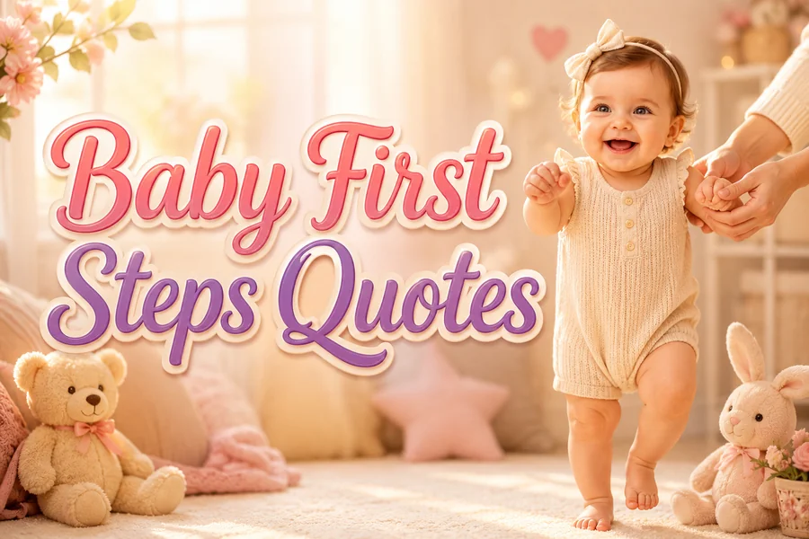 Baby First Steps Quotes