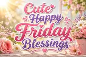 Cute Happy Friday Blessings